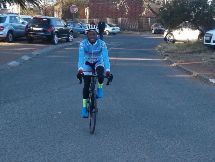 Thokozani Mahlangu (pictured) is prepared for the challenges he'll face in the gruelling Tour du Rwanda from Sunday, despite having had to overcome a recent traumatic experience. Photo: Supplied