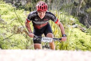Jan-Paul Gerber labouring up a climb during the Karoo to Coast. Photo: oakpics.com
