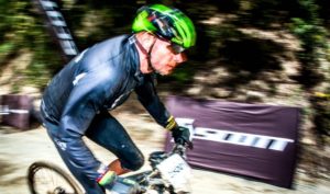 A rider taking on a more technical section during the Karoo to Coast. Photo: oakpics.com