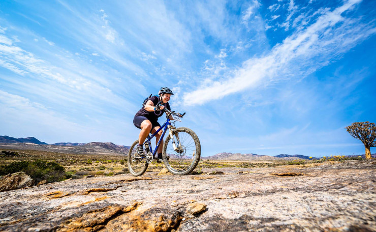 Namaqua Quest MTB Stage Race stage two rider