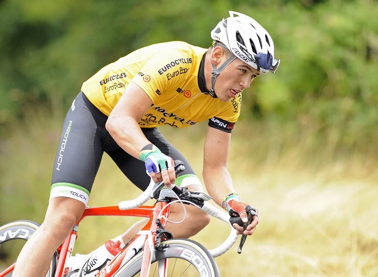 Rickardo Broxham says he is honoured to be representing South Africa at the junior UCI Road World Championships at the end of the month. Photo: Stephen McMahon/Sportsfile
