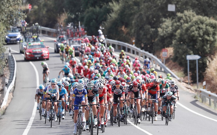 Dimension Data's Ben King climbed to victory on the 200.8km ninth stage of the Vuelta a Espana at La Covatilla today. Photo: Luis Angel Gomez/Photogomezsport