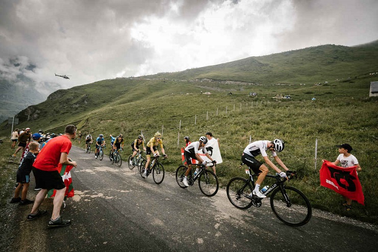 Team Sky's Wout Poels, pictured here during a Tour de France stage