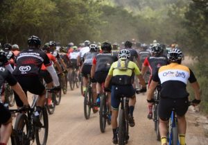 A bunch of riders pictured during stage four of the Cape Pioneer Trek. Photo: Carli Smith