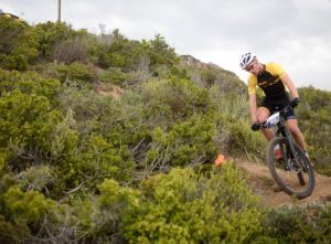 A rider taking on a bend during the prologue of the Cape Pioneer Trek. Photo: Zoon Cronje