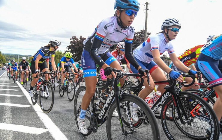 Catherine Colyn racing in Europe