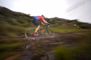 Nico Pfitzenmaier action The U MTB Stage Race prologue