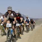 Songo.info's Craig Boyes and Christoph Sauser won the 53km fifth stage of the Rainmaker RollerCoaster gravel stage race today. Photo: Facebook/HotChillee