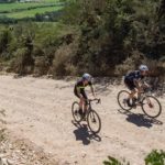 Songo.info's Craig Boyes and Christoph Sauser won the 16km prologue of the Rainmaker RollerCoaster gravel stage race in Swellendam today. Photo: Facebook/HotChillee