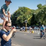 It was a family occasion for spectators at the 947 Cycle Challenge. Photo: 947 Cycle Challenge