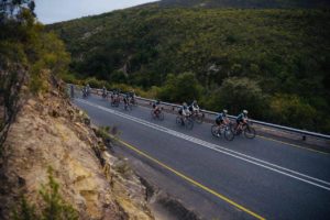 Riders enjoy the stunning scenery at the Double Century