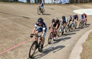 Riders stringing out on the track at the Joburg Grand Prix. Photo: Cycle Nation