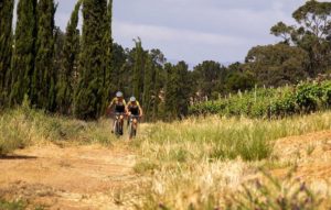 A far shot of winning pair Matt Beers and Wessel Botha in action during stage three of the Wines2Whales Shiraz. Photo: Nick Muzik