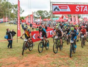 Riders setting off for the final Trailseeker Series event for 2018. Photo: Facebook/Nissan Trailseeker