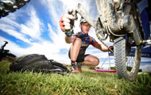 The Munga day two bike check
