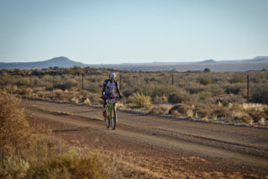 The Munga day two rider in action