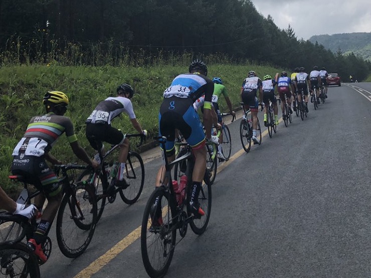 Riders in action during stage four of the Mpumalanga Tour today. Photo: Twitter/@ForeverResortSA