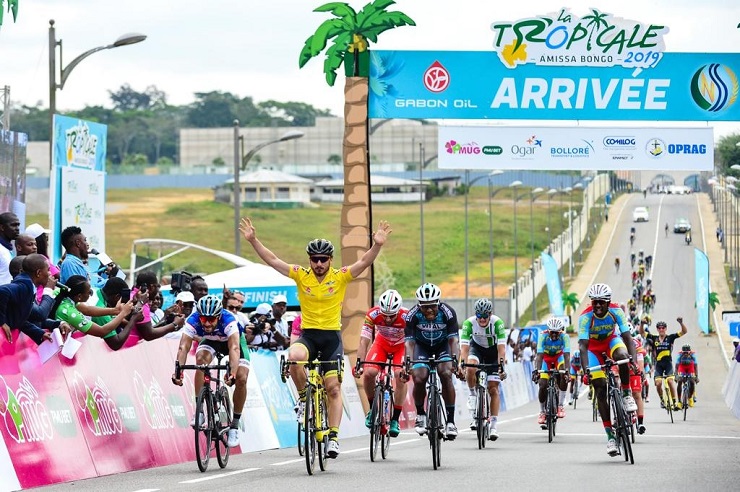 Niccolo Bonifazio won stage five of the Tropicale Amissa Bongo