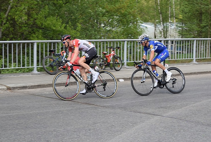 Lotto Soudal's Tim Wellens (left) last year won the Tour de Wallonie, one of the races in the Lead Cycle Tour Euro Cup series this year. Photo: Photo credits