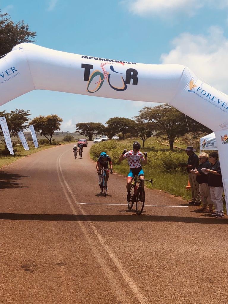 OfficeGuru's Travis Barrett won stage three of the Mpumalanga Tour