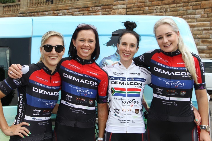 Kim le Court, Lynette Burger, Carla Oberholzer and Heidi Dalton of Demacon MaxWax