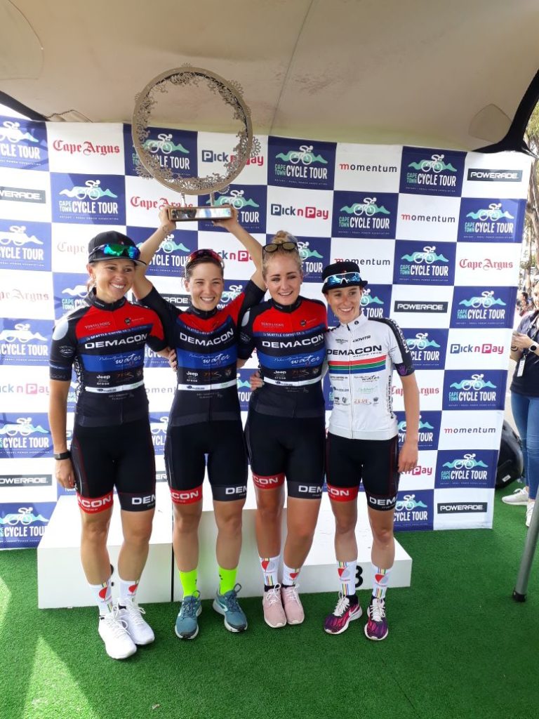Lynette Burger, Kim le Court, Heidi Dalton and Carla Oberholzer