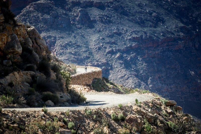 A rider in action during the Swartberg100