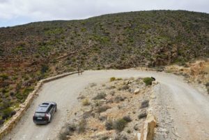 The hairpin bend riders took on during stage two of the TransCape MTB Encounter. Photo: Jacques Marais