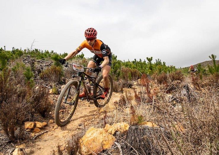 Investec-songo-Specialized's Annika Langvad (pictured) and Anna van der Breggen once again came away unscathed after comfortably winning the Cape Epic 43.5km time-trial today. Photo: Sam Clark/Cape Epic