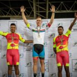 South African track cyclist Joshua van Wyk after winning the 1 500m event at the SA National Track Champs