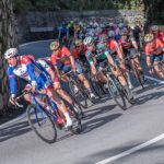 The peloton taking on a descent during last year's Milan-San Remo. Photo: Photo credits
