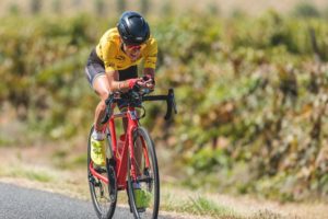 Polish rider Maja Wloszczowska won the women's 26.5km individual time-trial on the third day of the Takealot Tour of Good Hope