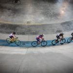 Cyclists in action during the SA National Track Championships
