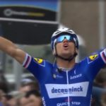 A late attack enabled Deceuninck-QuickStep's Zdenek Stybar to solo to victory in the 200km Omloop Het Nieuwsblad today. Photo: Tiz-cycling.racing