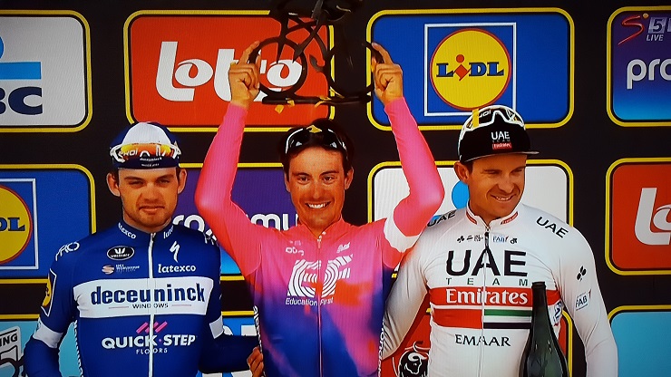 Italian Alberto Bettiol won the Tour of Flanders