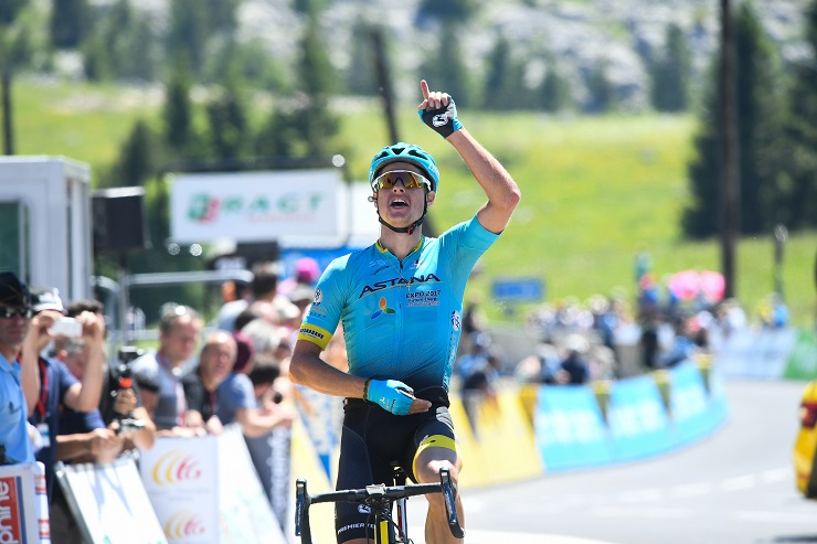Astana's Jakob Fuglsang, pictured on stage 8 of the 2017 Criterium du Dauphine
