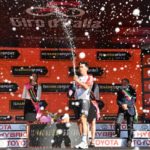 Caleb Ewan Caleb Ewan celebrates after winning stage 11 of the 2019 Giro d'Italia