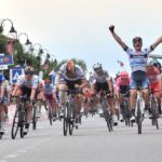 Damiano Cima won stage 18 of the Giro d'Italia