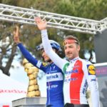 Elia Viviani Elia Viviani on stage eight of the 2019 Giro d'Italia
