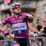 Elia Viviani during the 2018 Giro d'Italia