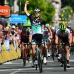 Pascal Ackermann Bora-Hansgrohe's Pascal Ackermann, pictured winning the second 2018 Criterium du Dauphine stage