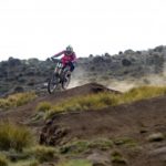 South African Greg Minnaar placed second in the elite men's downhill race at the UCI Mountain Bike World Cup