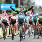 Ireland’s Sam Bennett won stage three of the Criterium du Dauphine