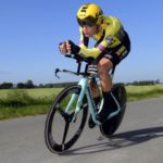 Wout van Aert won the time-trial at the Belgian Road Championships