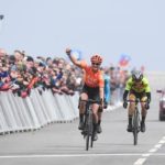 Marianne Vos, pictured winning this year's Tour de Yorkshire Women's Race