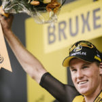 Mike Teunissen ASO Pauline Ballet Tour de France 2019 stage one Mike Teunissen in yellow stage one Tour de France 2019
