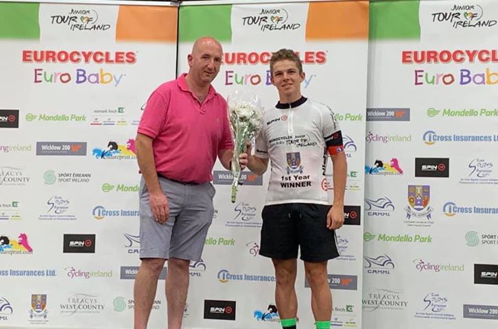 SA's Travis Stedman placed third overall in the Junior Tour of Ireland