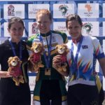 South African Maroesjka Matthee won the women's road race at the African Games