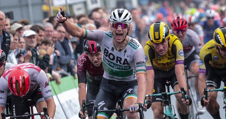 Sam Bennett won stage one of the BinckBank Tour