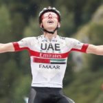 Tadej Pogačar won stage nine of the Vuelta a España